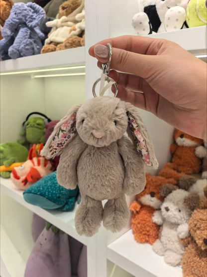 Cute Plush Bag Charm Keychain - Kawaii Soft Toy Pendant Birthday Gift for Girls