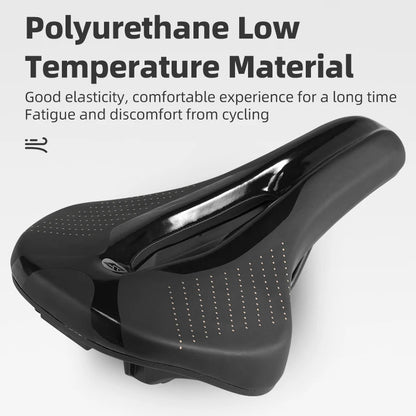 ROCKBROS Bicycle Saddle - Breathable Waterproof Soft Cushion MTB Road Bike Seat for Comfortable Cycling