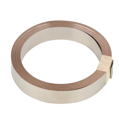 5M T2 Pure Copper & Nickel Strip — 0.15mm/0.2mm Nickel-Plated Copper Belt for 18650, 26650, 21700 Lithium Battery Pack Spot Welding