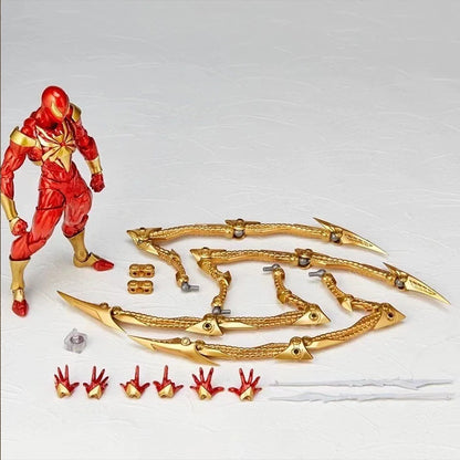 Iron Spider-Man Kaiyodo Anime Figure – PVC Action Statue for Kids & Collectors