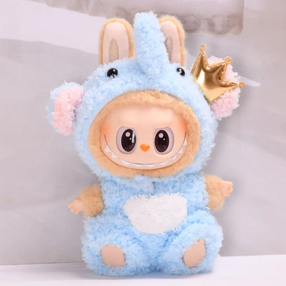 New Hot 2.0 Labubu Doll Outfit — Have A Seat Series Macaron The Monsters Vinyl Doll Clothes & Cap Accessories