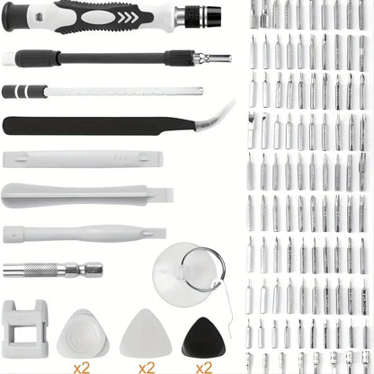 115-in-1 Precision Screwdriver Set: Magnetic Mini Screw Nuts Bits, Multifunction Household Repair Tools Kit