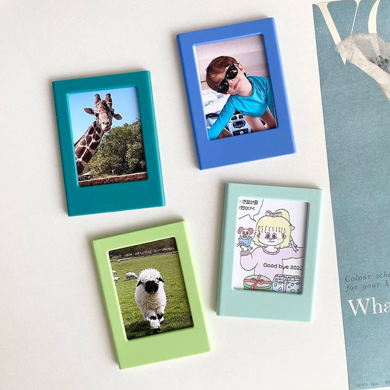 3-Inch Magnetic Photo Frames for Fujifilm Instax Mini – Compatible with Mini 12/11/Evo/40/7+/25/90/99/SE/Link2/3 Film
