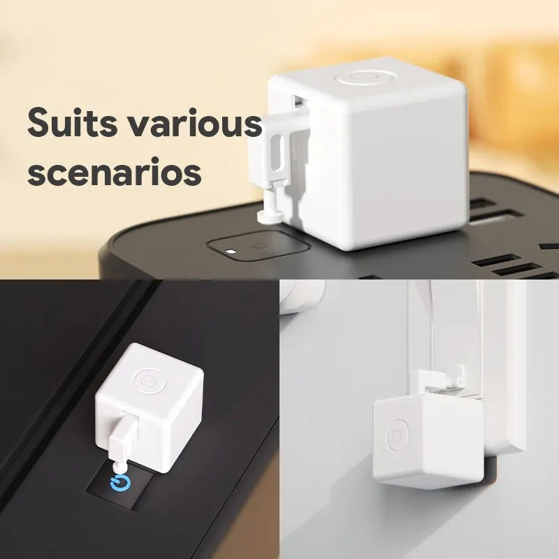 Tuya Zigbee Bluetooth Fingerbot Plus — Smart Button Pusher Switch Bot, Works with Alexa, Google Home & Smart Life App