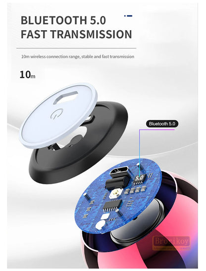Metal Mini Wireless Bluetooth Speaker — HiFi Portable Subwoofer with Super Bass Stereo for Mobile, PC & Music Playback