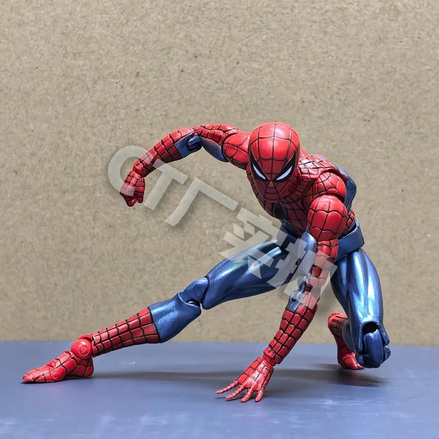CT Toys Spider-Man Mafex Figure – Amazing Spider-Man Comic Version Action Figurine, Collectible Toy & Kids Gift