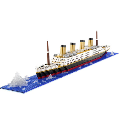 Titanic Building Block Model Kit - Giant Cruise Ship Puzzle Toy for Kids, Boys & Girls, Desktop Display & Birthday Gift