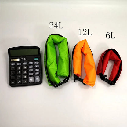 6L/12L Outdoor Dry Bag – Waterproof Sack for Fishing, Boating, Rafting, Kayaking, Floating Accessories