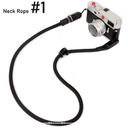 Nylon Rope Sling Quick Release Camera Strap – Wrist & Neck Shoulder Strap for Fujifilm, Sony, Nikon, Canon & Leica Mirrorless Cameras