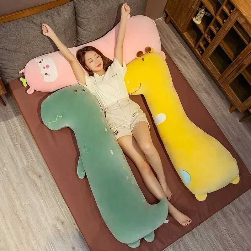 Lovely Cartoon Animal Side Sleep Body Pillow – Soft Cozy Long Pillow, Cute Gift for Girlfriend, Schoolmate, or Birthday