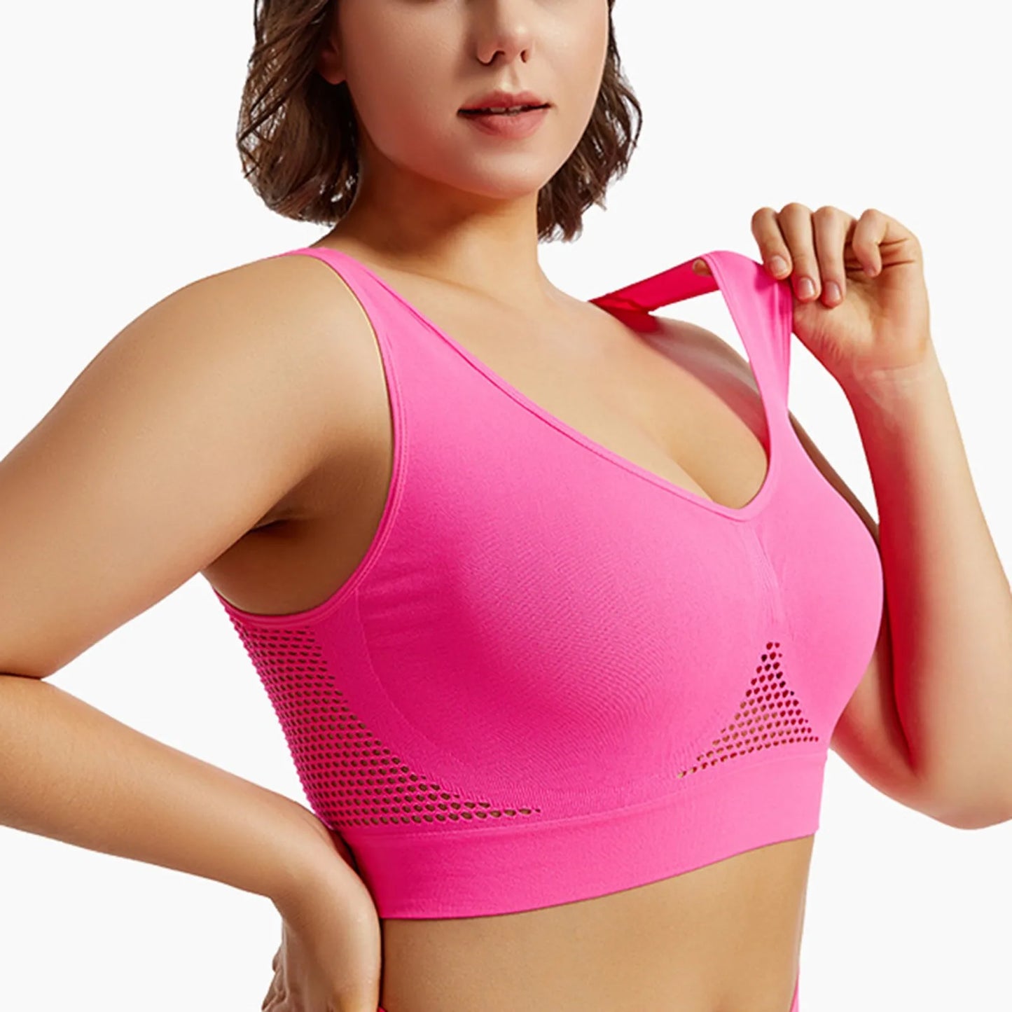 Women’s Shockproof Sports Bra — High-Support Running & Fitness Yoga Vest | Anti-Sag Soft Comfort