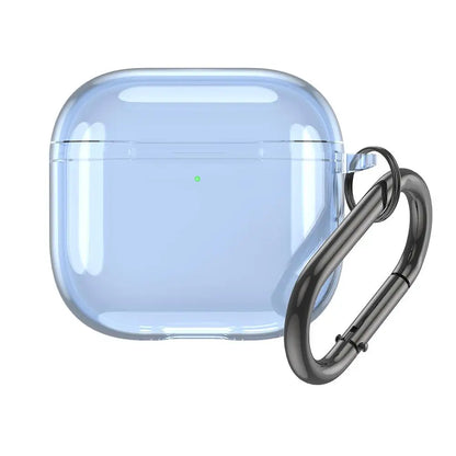 Translucent Protective Sleeve Case for AirPods 4 — Premium Drop-Proof Cover with Carabiner for AirPods 4th Generation