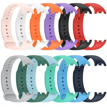 Silicone Sport Strap for Xiaomi Mi Band 8 NFC – Replacement Smartwatch Bracelet