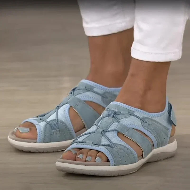 Women’s Custom Flat Sandals – Comfortable Casual Solid Color Beach Shoes, Summer 2025 Footwear