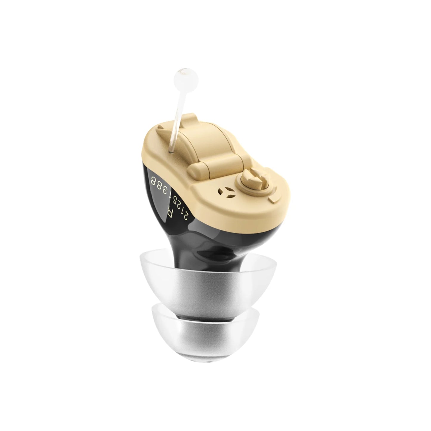 Invisible CIC Hearing Aid - Mini Portable Sound Amplifier for Seniors & Adults, Discreet Hearing Device