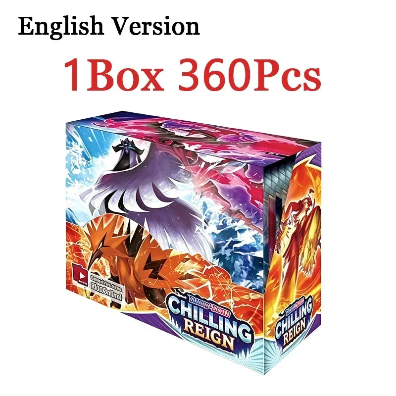 360PCS Pokémon Trading Card Game Booster Set – Prismatic Evolutions Scarlet & Violet English Battle Cards Collection Gift Pack