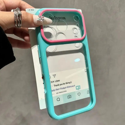 Candy Color Transparent Shockproof iPhone Case - Ultra Slim Clear Protective Cover for iPhone 17 16 15 Pro Max 14 Plus 11 12 13