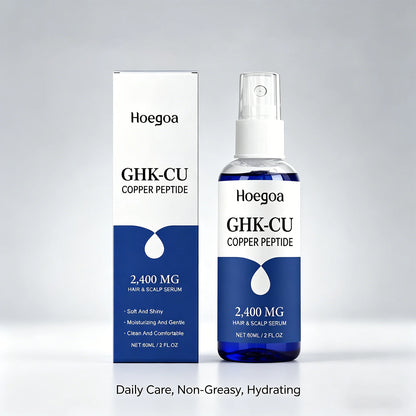 GHK-Cu Copper Peptide Hair Serum - 60ml Nourishing Hair Spray for Moisturizing, Root Care & Non-Greasy Absorption