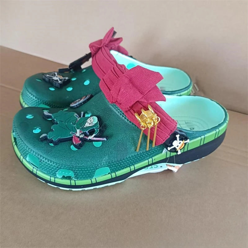 Unisex Cartoon Cave Shoes - Breathable Non-Slip Thick Sole Beach Sandals for Men & Women