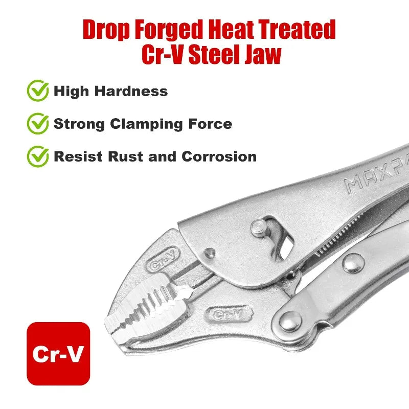 Industrial Heavy-Duty Pressure Pliers - Multifunctional C-Type Fixed Circular Mouth Force Wrench Tool