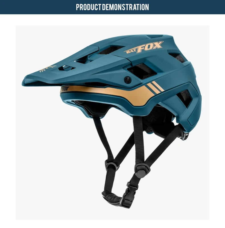 BATFOX Men's Cycling Helmet – MTB Mountain Bike Racing Helmet, Speedframe Casco para Bicycle