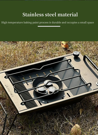 IGT Camping Gas Stove – 8000W High Power Flat Burner for Outdoor Kitchen & Camping Gear