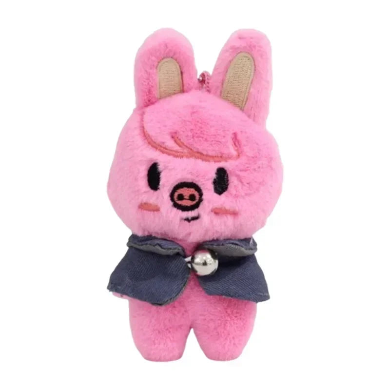 Kpop SKZOO Plush Keychain – Cute Dog Pendant Toy for Kids, Backpack Hanging, Birthday Gift