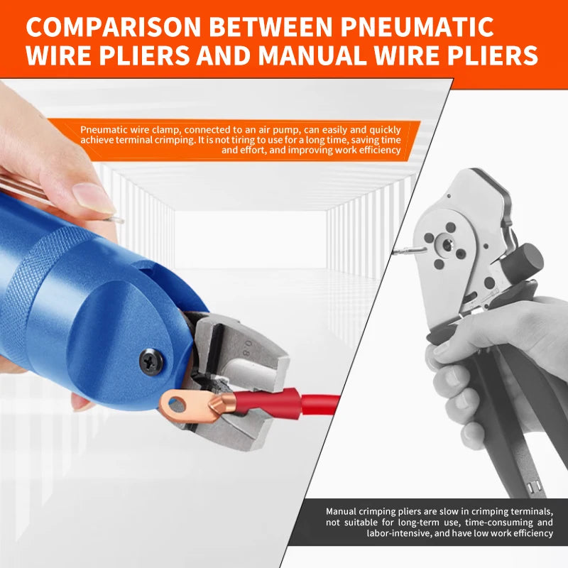 MR-30 Pneumatic Crimping Pliers Cutter Head - Air Shears Tool Part for AR8WP, A8WP3 & A8WP Terminals