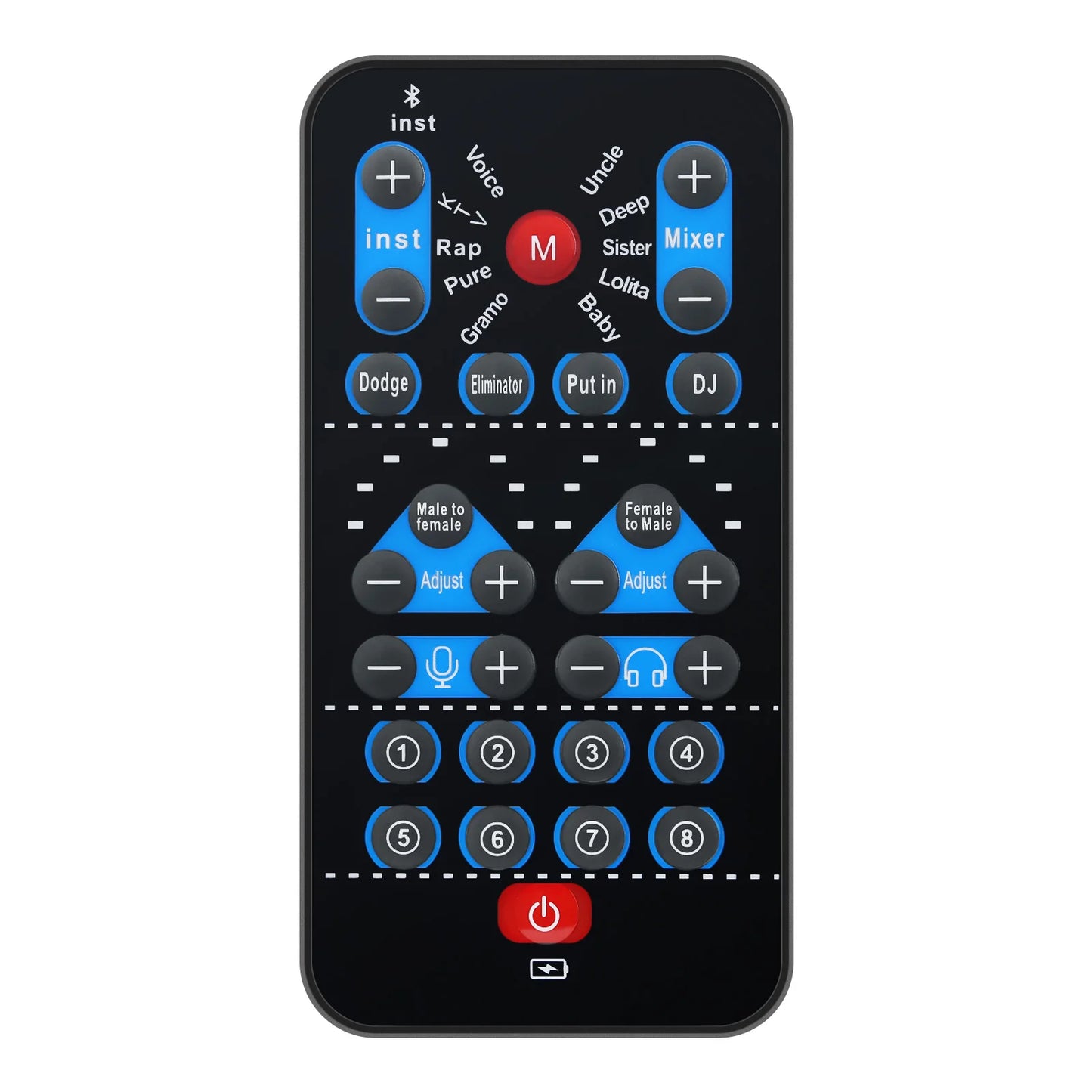 M10 Portable Voice Changer Device – Male to Female Switch, Karaoke & Live Sound Tuning Card