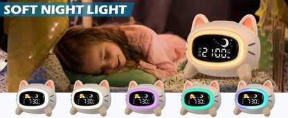 Kids Alarm Clock – OK to Wake Sleep Training Clock with Sound Machine, Birthday Gift for Boys & Girls