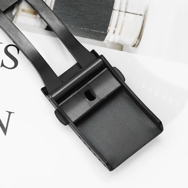 Watchdives Stainless Steel Watch Clasp – 16mm/18mm/20mm/22mm Folding Safety Milled Deployant Replacement Buckle