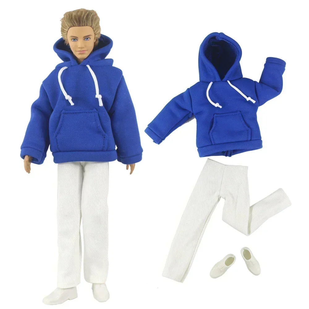 12-Inch Ken Doll Clothes – Casual Sweater Outfit, Multiple Styles Available
