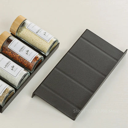 4-Layer Adjustable Kitchen Spice Rack – Drawer Organizer for Jars, Bottles & Pantry Storage