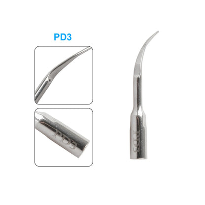 AZDENT 5pcs Dental Scaler Tips – Compatible with EMS, WOODPECKER, SATELEC, DTE, NSK Ultrasonic Scalers