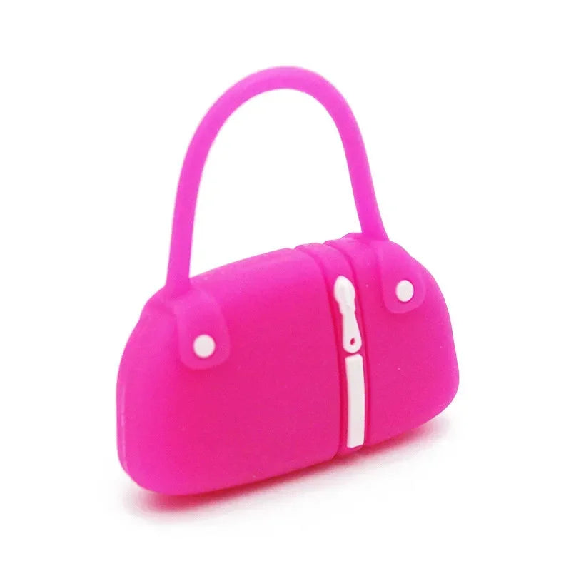 High-Heeled Shoes USB Flash Drive – 16GB/32GB/64GB/128GB Creative Handbag Memory Stick for Women