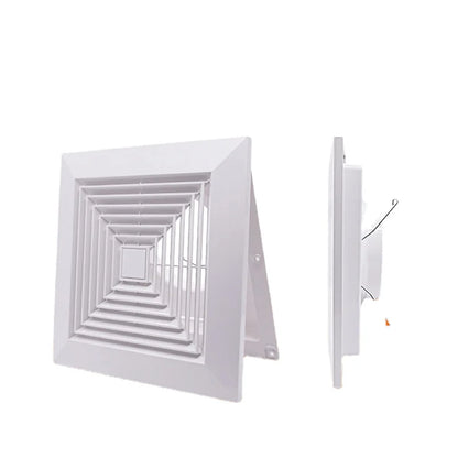 ABS Square Air Conditioner Diffuser - Ceiling Vent Outlet for Duct Exhaust and Ventilation Hood