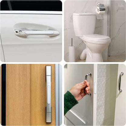 Self-Adhesive Silicone Buffer Pads - Door Stoppers, Cabinet Bumpers, Wall Protectors & Refrigerator Anti-Collision Cushions