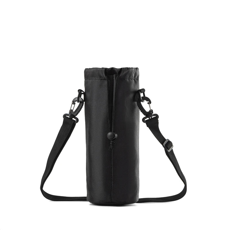 Portable Insulated Water Bottle Bag - Oxford Cloth Cooler Carrier for Camping & Outdoor Activities 1.5L