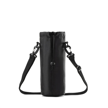 Portable Insulated Water Bottle Bag - Oxford Cloth Cooler Carrier for Camping & Outdoor Activities 1.5L