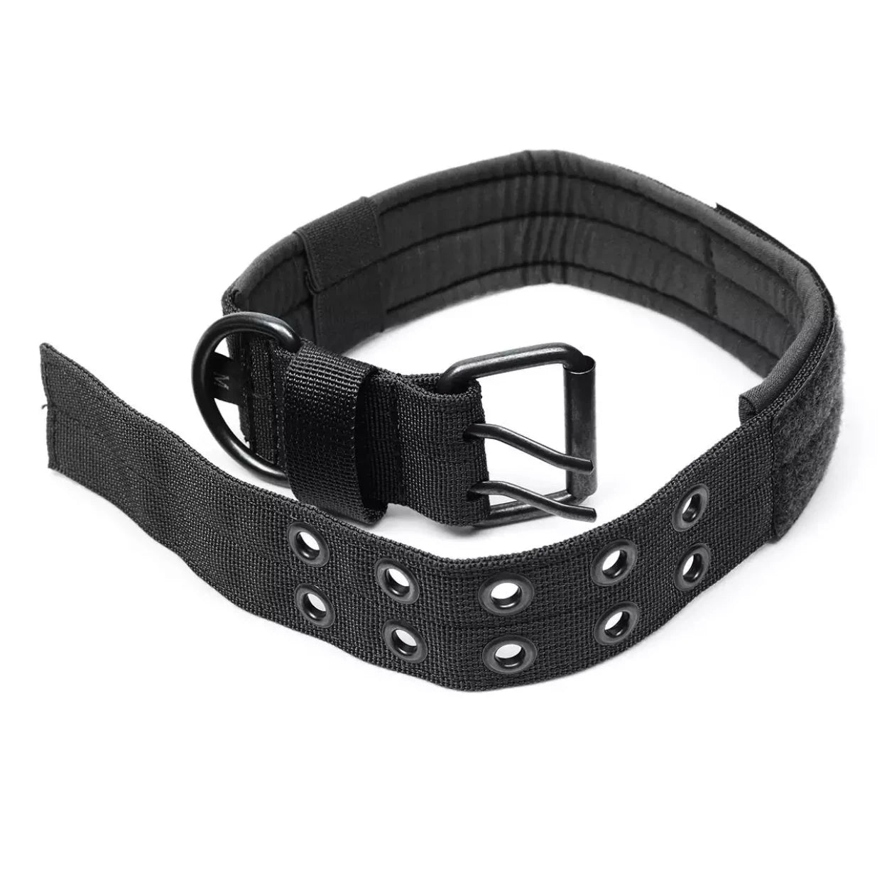 Adjustable Reflective Nylon Dog Collar – Heavy Duty Tactical Training Collar for German Shepherds