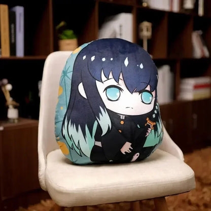 Demon Slayer Kimetsu no Yaiba Plush Cushion – Anime Dakimakura Pillow Tanjiro Nezuko Zenitsu Inosuke Kawaii Doll
