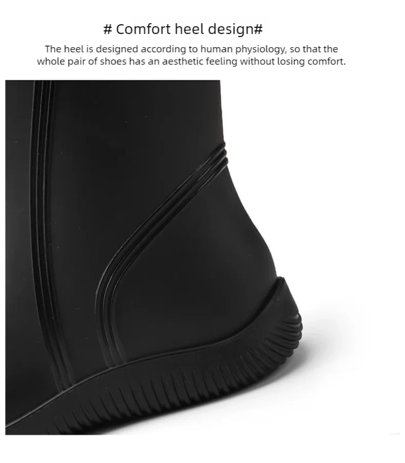 Men’s Waterproof Rain Shoes – Four-Season Non-Slip Soft Sole Outdoor Work & Water Boots