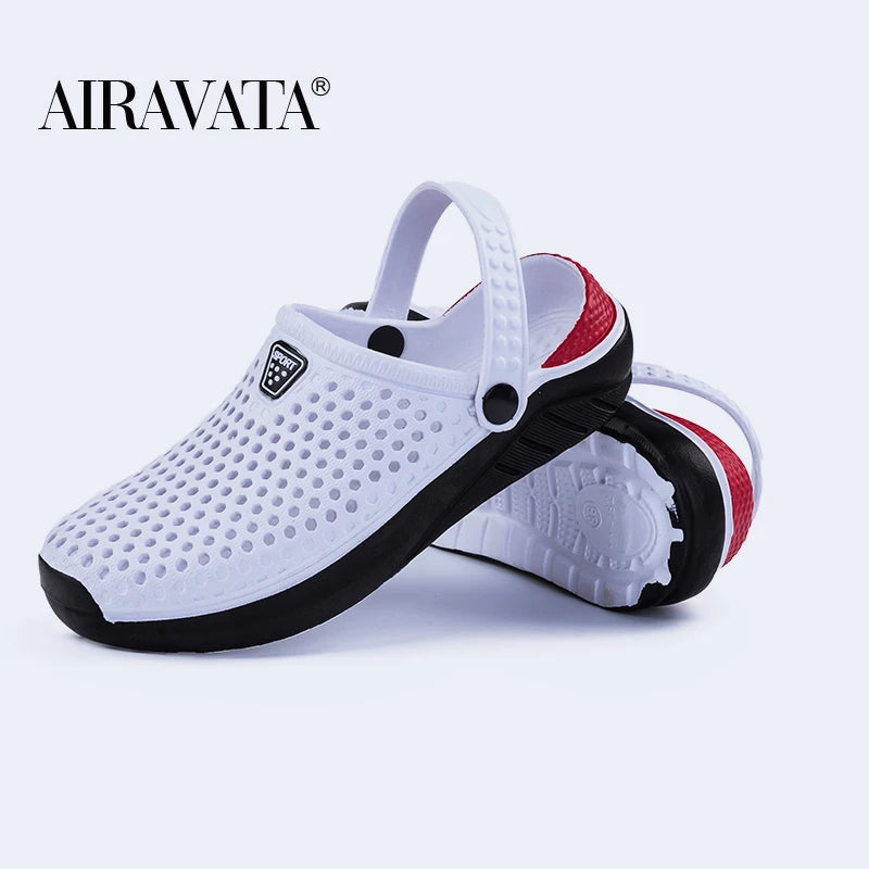 Unisex Fashion Beach Sandals – Waterproof Anti-Slip Flip Flops with Thick Sole for Men & Women
