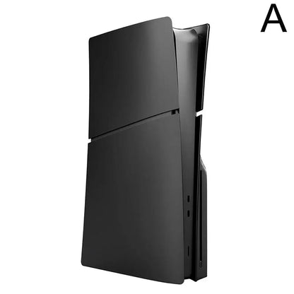 Black Replacement Faceplate for PS5 Slim – Digital & Optical Drive Version Protective Hard Shell Cover