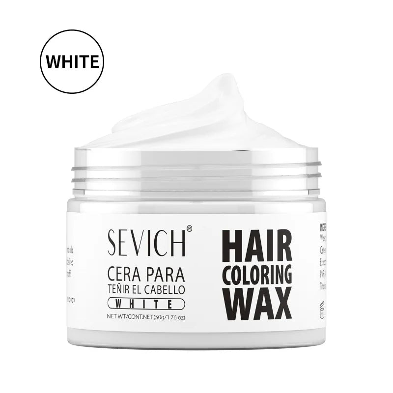 13-Color Halloween Hair Wax – 50g/120g DIY Temporary Hair Dye Cream for Men & Women, Party, Cosplay & Daily Use
