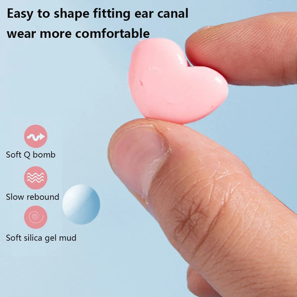 Silicone Earplugs – Moldable Noise-Reducing Ear Protection for Sleeping, Travel & Swimming