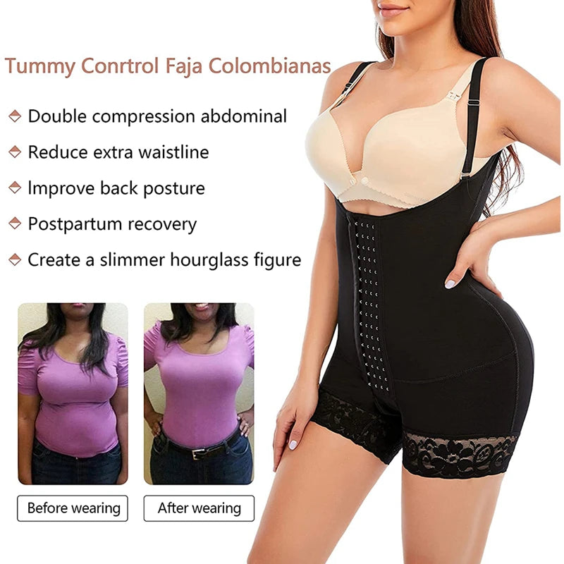 Postpartum Women's Girdle – Slimming Body Shaper with Abdomen & Waist Control Push-Up Panties