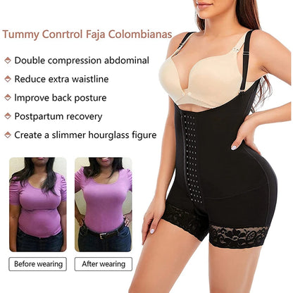 Postpartum Women's Girdle – Slimming Body Shaper with Abdomen & Waist Control Push-Up Panties