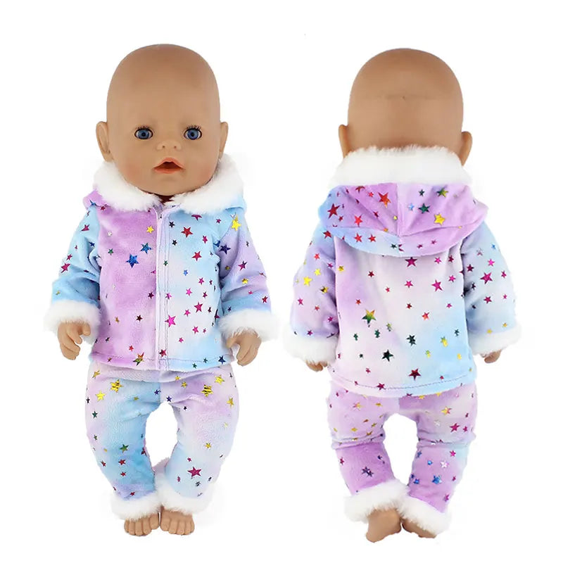 2023 New Doll Outfit Set – Cute Jumpers & Rompers for 17-Inch / 43cm Baby Reborn Dolls