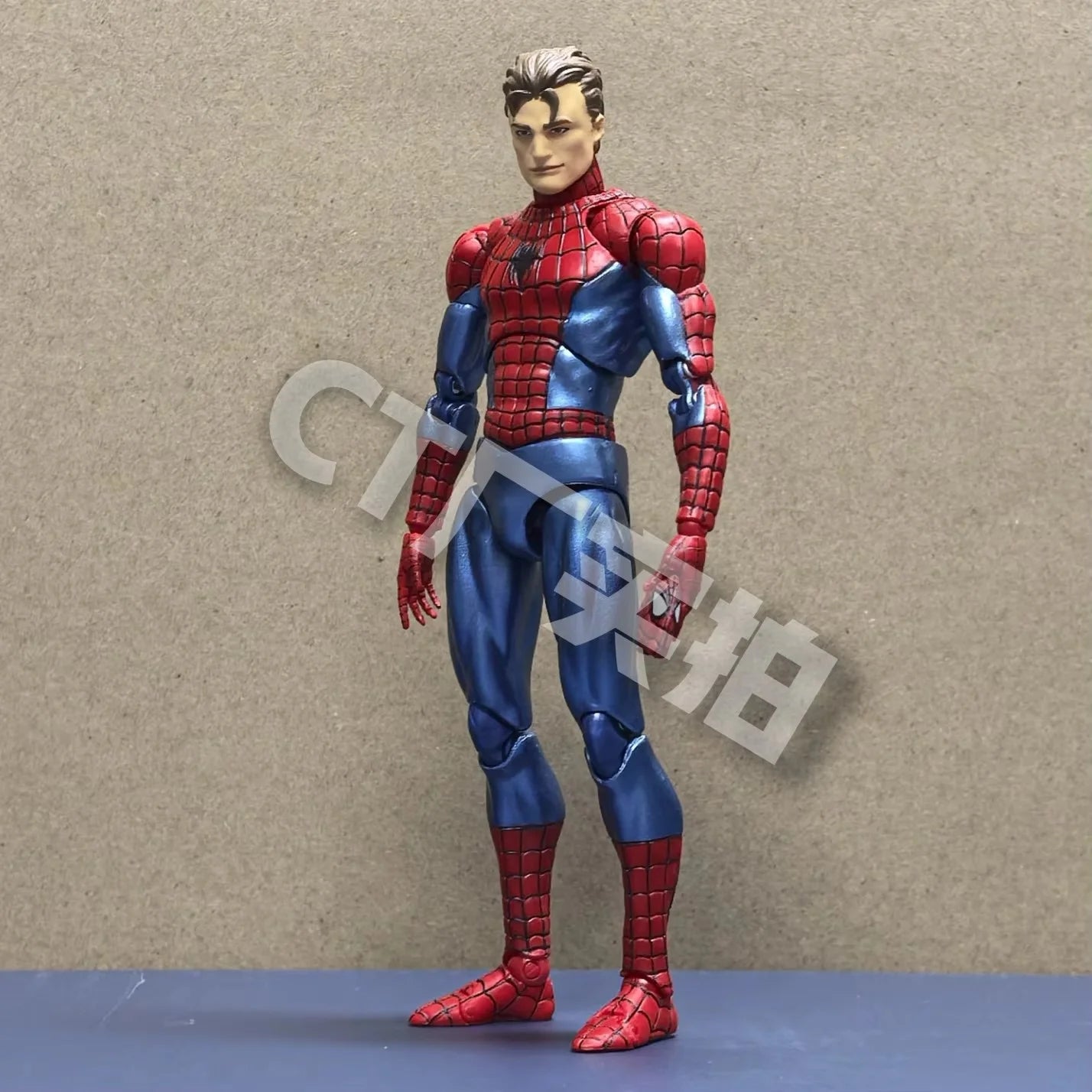 CT Toys Spider-Man Mafex Figure – Amazing Spider-Man Comic Version Action Figurine, Collectible Toy & Kids Gift